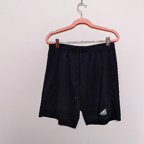 Adidas Men's Black Climalite Breathable Athletic Drawstring Waist Shorts XL - Picture 1 of 10